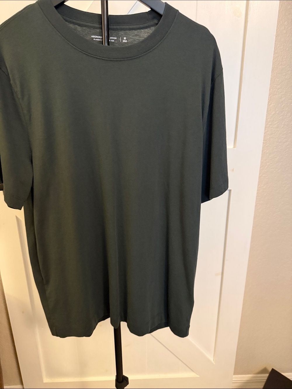 Abercrombie & Fitch Short Sleeve Crew T-Shirt - Dark gray
